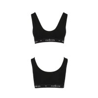 Спортивний топ з широкою гумкою Passion PS004 TOP L, black — Переглянути зображення 5