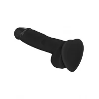 Реалістичний фалоімітатор Strap-On-Me SOFT REALISTIC DILDO Black - Size L — Переглянути зображення 3