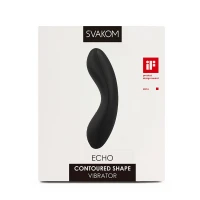 Кліторальний вібратор Svakom Echo Black — Переглянути зображення 8