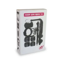 Набір для БДСМ 7в1 LY1003 Black — Переглянути зображення 4