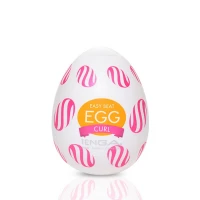 Мастурбатор-яйце Tenga Egg Curl з рельєфом із шишечок — Просмотреть изображение 1