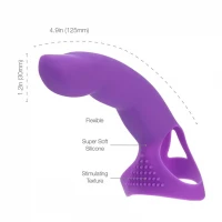 Насадка на палець Simple&amp;True Extra Touch Finger Dong Purple — Переглянути зображення 2