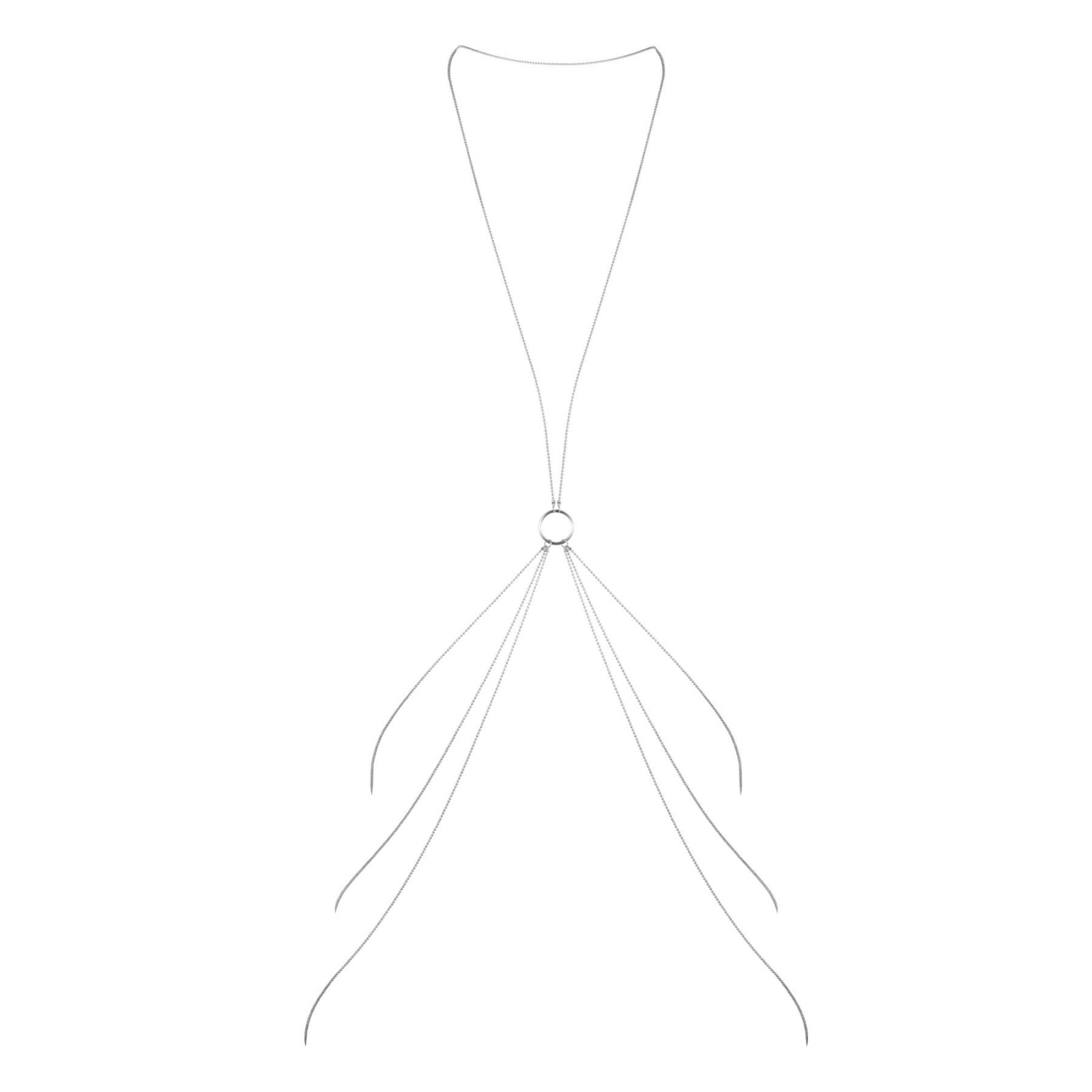 Цепочка для тела Bijoux Indiscrets Magnifique 8 Body Chain — Silver