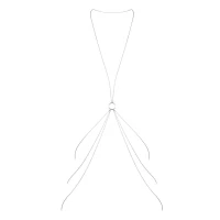 Ланцюжок для тіла Bijoux Indiscrets Magnifique 8 Body Chain — Silver — Переглянути зображення 1