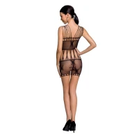 Бодістокінг мінісукня з метеликами Passion BS090 One Size black — Переглянути зображення 4