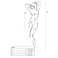 Бодістокінг мінісукня з метеликами Passion BS090 One Size black — Переглянути зображення 7