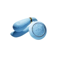 Смартвібратор для пар Zalo Fanfan set Royal Blue, пульт ДК — Переглянути зображення 1
