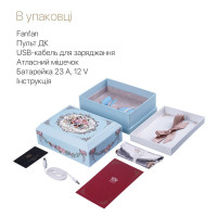 Смартвібратор для пар Zalo Fanfan set Royal Blue, пульт ДК — Переглянути зображення 8
