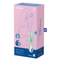 Смарт вибратор-кролик Satisfyer Air Pump Bunny 5+, надувается — Просмотреть изображение 7