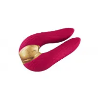 Вібратор для клітора Shunga Aiko Raspberry, гнучкі кінчики — Просмотреть изображение 2