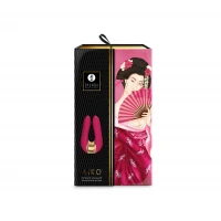 Вібратор для клітора Shunga Aiko Raspberry, гнучкі кінчики — Просмотреть изображение 6