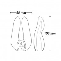 Вибратор для клитора Shunga Aiko Raspberry, гибкие кончики