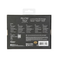 Вибромассажер Pillow Talk Secrets Desires 6-Piece Mini Massager Set - Navy — Просмотреть изображение 12