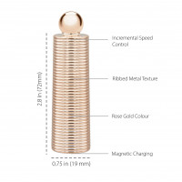 Вибромассажер Pillow Talk Secrets Desires 6-Piece Mini Massager Set - Navy — Просмотреть изображение 8