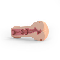 Мастурбатор-попка Mystim O(h) PUSH ME Anus, можно сжимать и регулировать вакуум