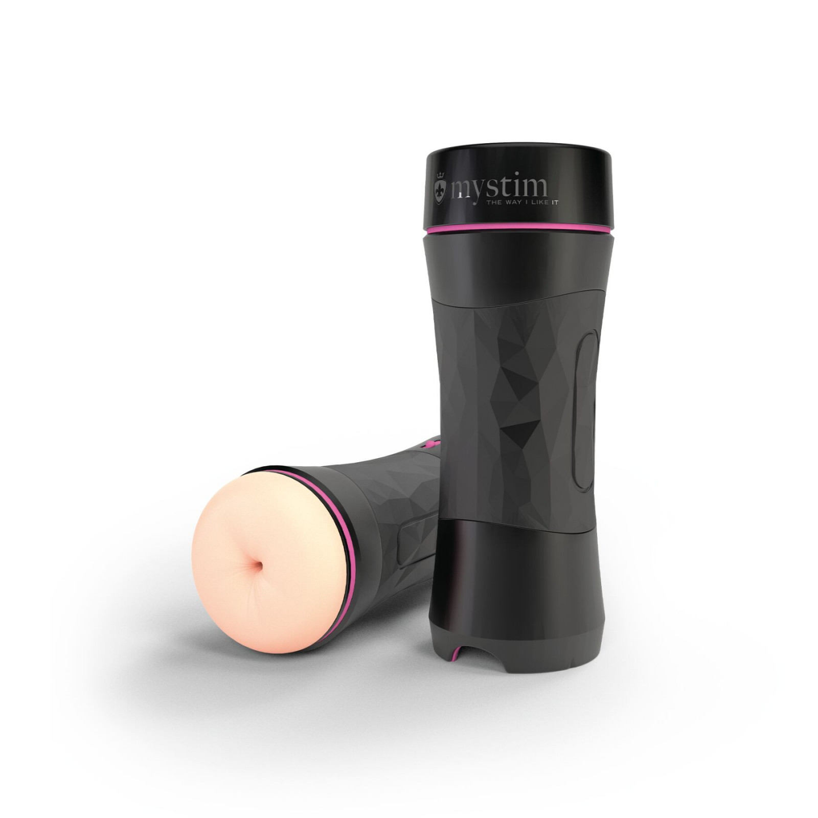 Мастурбатор-попка Mystim O(h) PUSH ME Anus, можно сжимать и регулировать вакуум