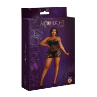 Сукня-бодістокінг Moonlight Plus Model 10 XL-XXXL Black — Переглянути зображення 8