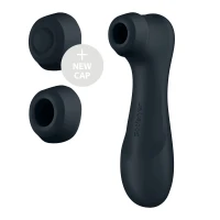 Вакуумний кліторальний стимулятор Satisfyer Pro 2 Generation 3 with Liquid Air Dark Grey — Переглянути зображення 2