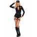 Костюм еротичних спецсил Leg Avenue SWAT Team Babe M, боді, пояс, підв’язки, іграшкова рація, кепка