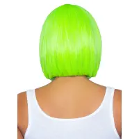 Перука Leg Avenue 12″ Neon short bob wig Neon Green — Переглянути зображення 2