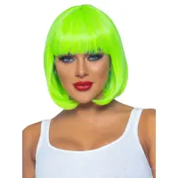 Перука Leg Avenue 12″ Neon short bob wig Neon Green — Переглянути зображення 1