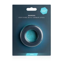 Ерекційне кільце Boners Cock Ring With Steel Core, сталеві вставки, внутрішній діаметр 3,7 см — Просмотреть изображение 3