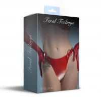 Трусики класичні Feral Feelings - String Bikini Red Trasparent — Просмотреть изображение 2