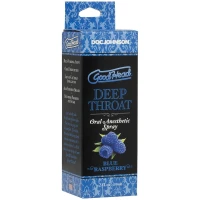Спрей для мінету Doc Johnson GoodHead DeepThroat Spray - Blue Raspberry 59 мл для глибокого мінету — Переглянути зображення 2