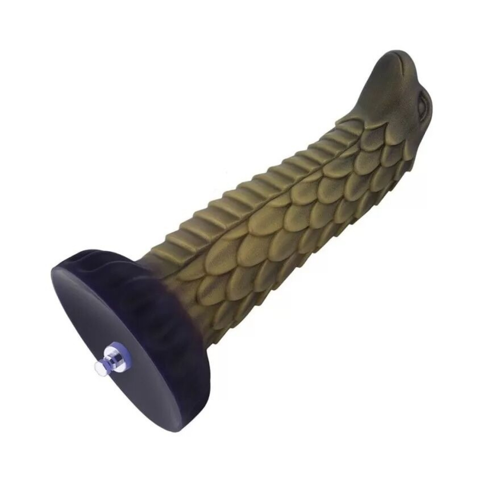 Фаллоимитатор для секс-машин Hismith 8.5″ Squama Beast Silicone Dildo Monster Series, KlicLok