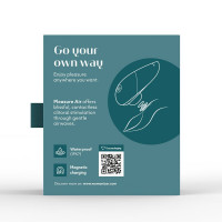 Вакуумный клиторальный стимулятор Womanizer Liberty 2 Dark Petrol, 8 режимов, магнитная крышечка — Просмотреть изображение 11