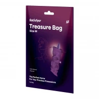 Мішечок для секс-іграшок Satisfyer Treasure Bag M, фіолетовий, на шнурку — Переглянути зображення 3