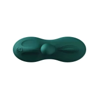 Sit-on-top смарт-вібратор Zalo – Flora Smart Vibrating Pad Turquoise Green, 9 моторів — Переглянути зображення 5