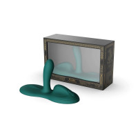 Sit-on-top смарт-вибратор Zalo – Flora Smart Vibrating Pad Turquoise Green, 9 моторов — Просмотреть изображение 7