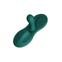 Sit-on-top смарт-вібратор Zalo – Flora Smart Vibrating Pad Turquoise Green, 9 моторів — Переглянути зображення 2