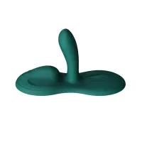 Sit-on-top смарт-вібратор Zalo – Flora Smart Vibrating Pad Turquoise Green, 9 моторів — Переглянути зображення 1