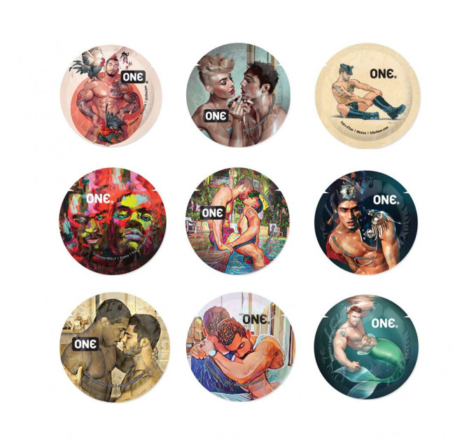 Презерватив ONE Classic Select MSM Collection, 1 шт, гладенький, зі змазкою, дизайнерське паковання