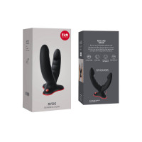 Двойной фаллоимитатор Fun Factory RYDE black, гибкие стволы, присоска — Просмотреть изображение 7