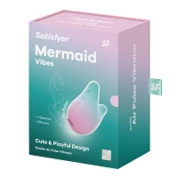 Вакуумний кліторальний стимулятор з вібрацією Satisfyer Mermaid Vibes Mint/Pink, 2 мотори — Просмотреть изображение 5