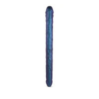 Фалоімітатор подвійний Strap-On-Me DOUBLE DONG REALISTIC DILDO - SNAKY METALLIC COLOR — Переглянути зображення 1