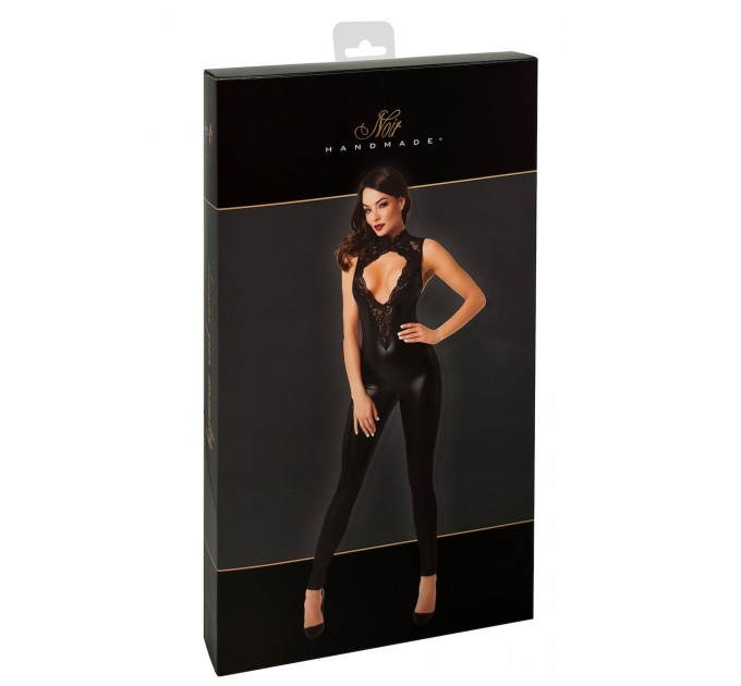 Комбінезон Noir Handmade F342 Powerwetlook and lace overall - XL