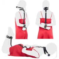 БДСМ-набір LOCKINK YEAHWOW Armbinder Restraint Set Black — Переглянути зображення 2