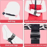 БДСМ-набір LOCKINK YEAHWOW Armbinder Restraint Set Black — Переглянути зображення 3
