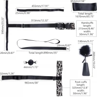БДСМ-набір LOCKINK YEAHWOW Armbinder Restraint Set Black — Переглянути зображення 6