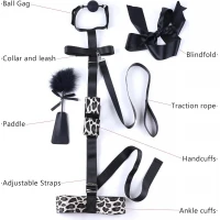 БДСМ-набір LOCKINK YEAHWOW Armbinder Restraint Set Black — Переглянути зображення 5
