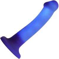 Дилдо, що світиться Strap-On-Me Glow-LED Dildo Purple - M — Просмотреть изображение 1