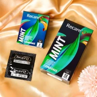 Презервативи Holographic Recare Ultra Thin Mint Condoms 3шт, ультратонкі, аромат: м'ята — Просмотреть изображение 5