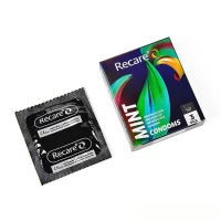 Презервативи Holographic Recare Ultra Thin Mint Condoms 3шт, ультратонкі, аромат: м'ята — Просмотреть изображение 2