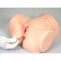 Мастурбатор-полуторс Naked Factory LAURA, вагина + анус, очень реалистичный, сквозной — Просмотреть изображение 14