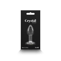 Скляна анальна пробка NS Novelties Crystal - Desires - Rainbow Gem - Small — Переглянути зображення 4