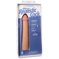 Фаллоимитатор Doc Johnson The Realistic Cock ULTRASKYN - 9 Inch Vanilla — Просмотреть изображение 8